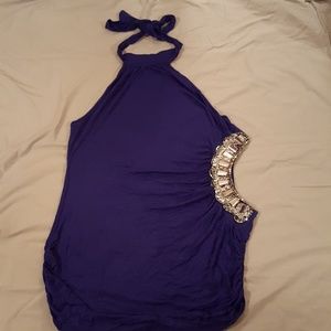 Plus Mini Halter Party Dress